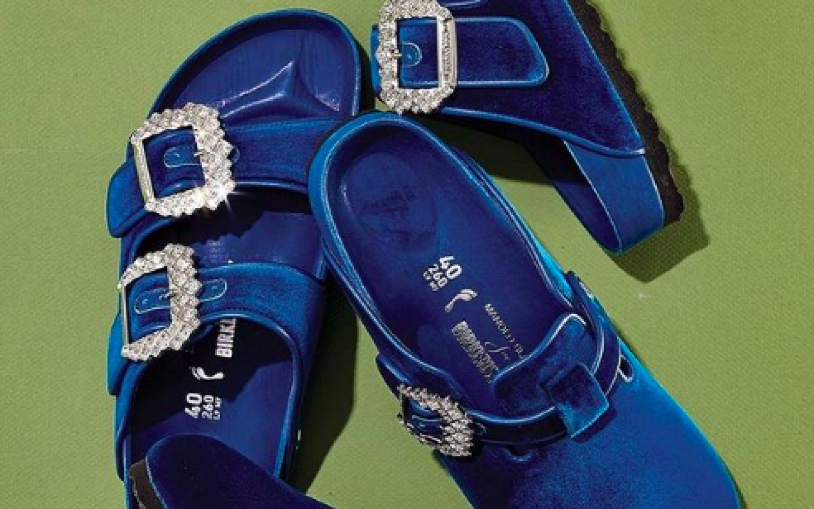 Tako so videti natikači Birkenstock s podpisom slavnega kreatorja