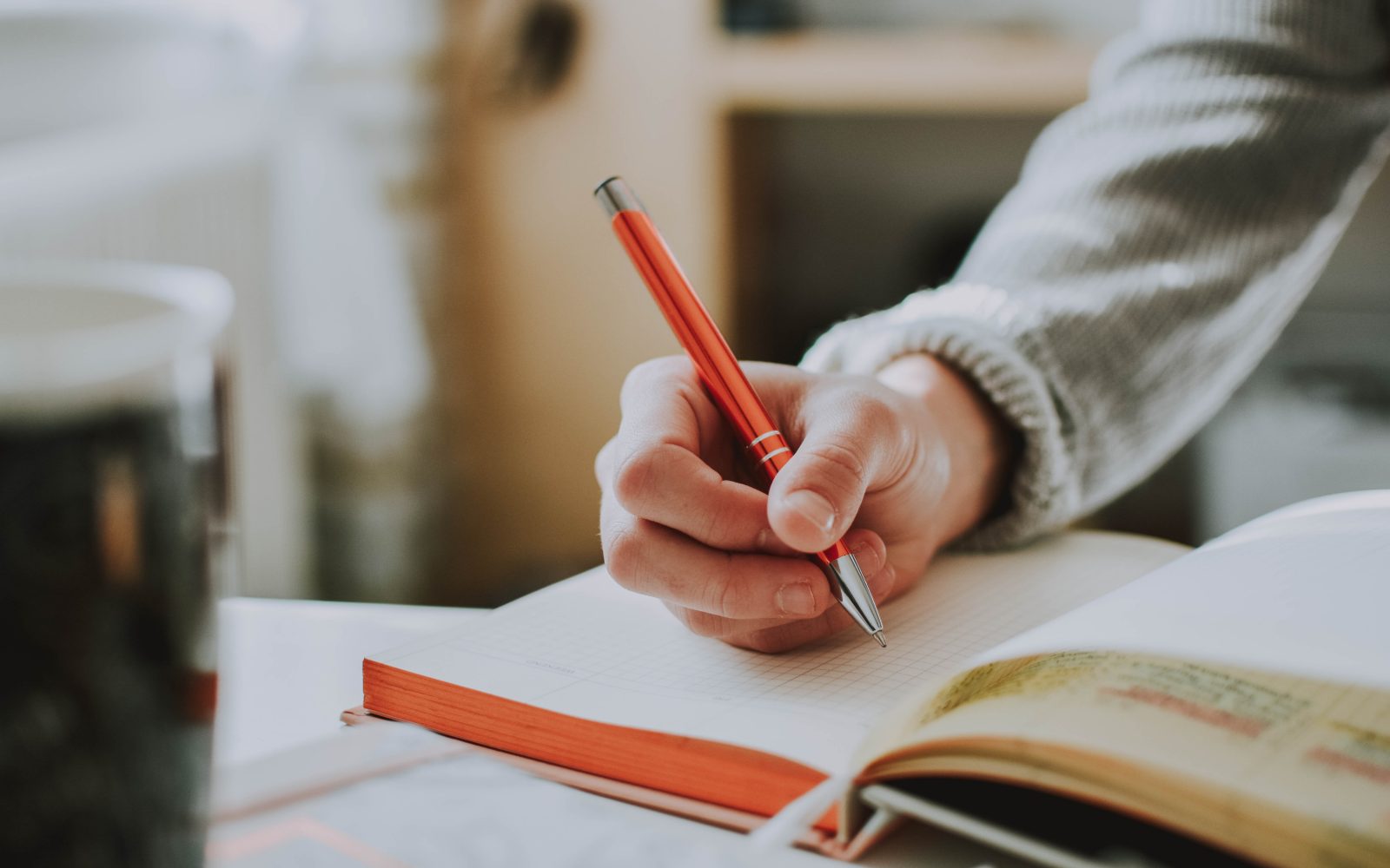 zvezek, dnevnik, journaling