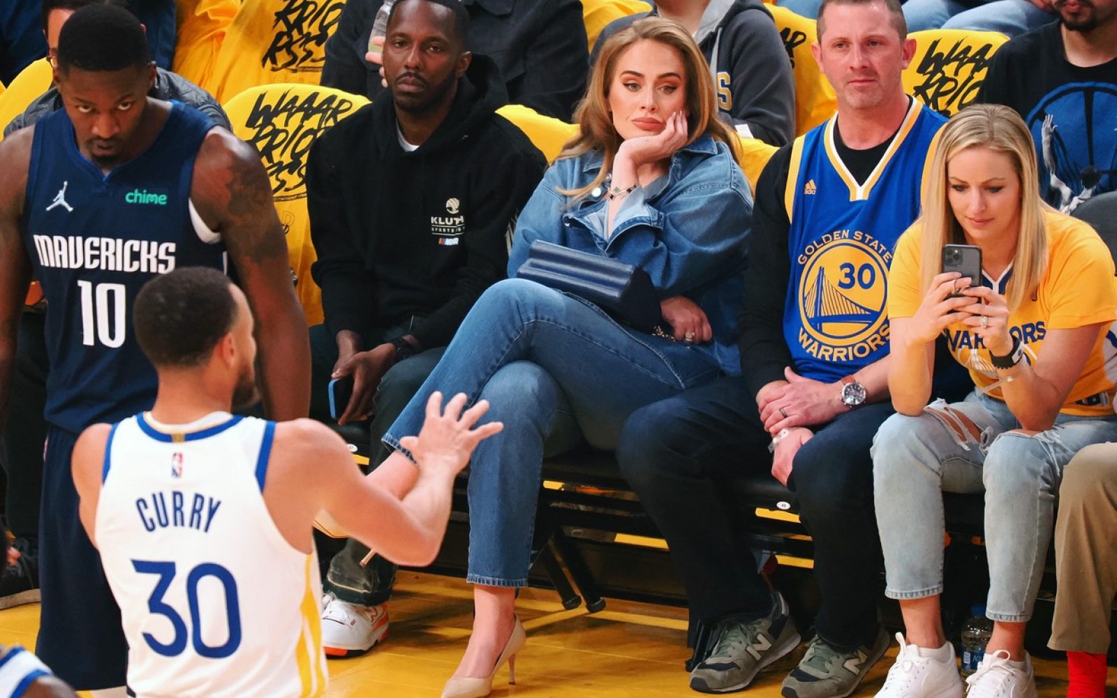 Poraz Luke Dončića spremljala tudi Adele