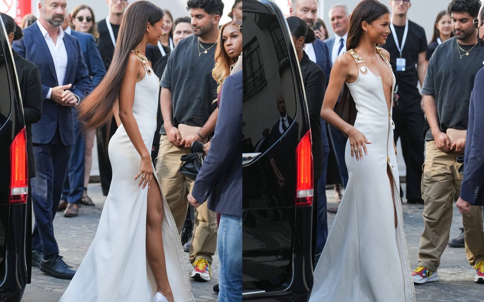 Ko je stopila iz avtomobila, je zasenčila vse