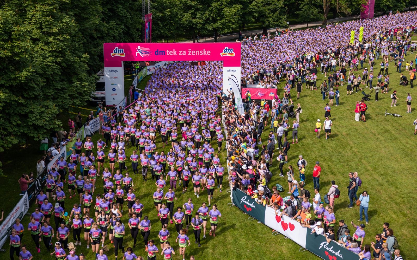 V Tivoliju teklo rekordno število tekačic