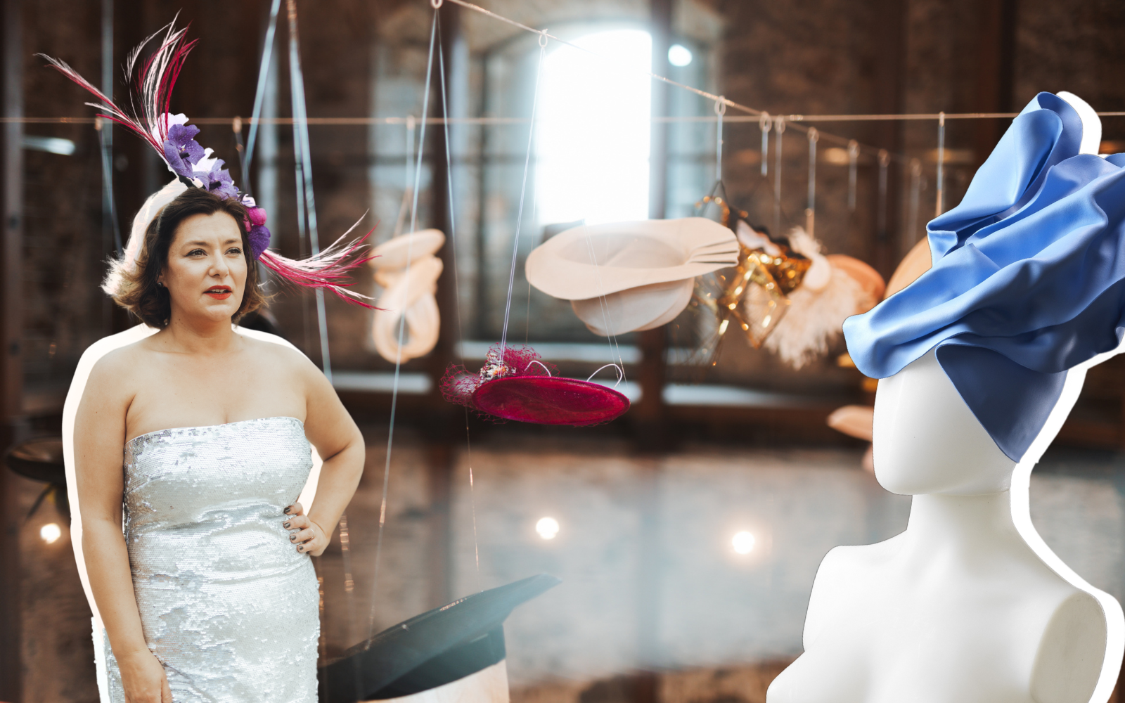 Klobuk dol čudoviti razstavi oblikovalke Ane Lazovski