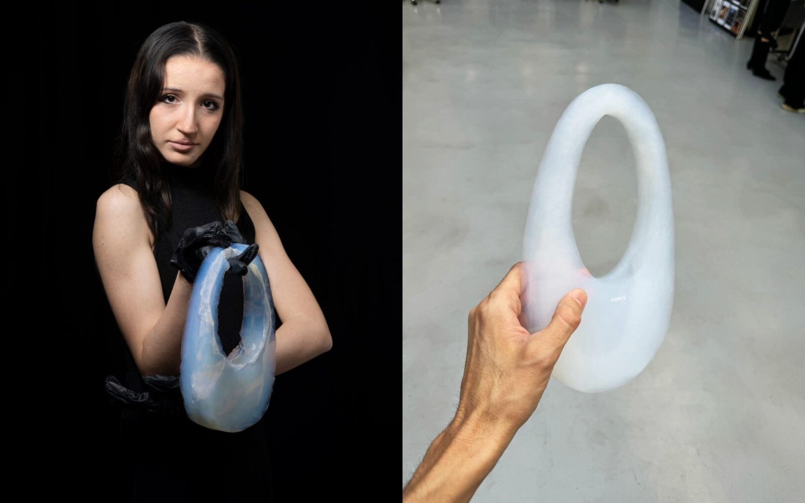 Tako je videti torbica, narejena iz zraka!